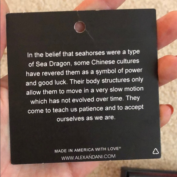 Alex and Ani Seahorse Bracelet - Picture 4 of 4